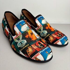 Playboy Duke + Dexter Magazine Cover Loafers size UK 8 US 8-8.5